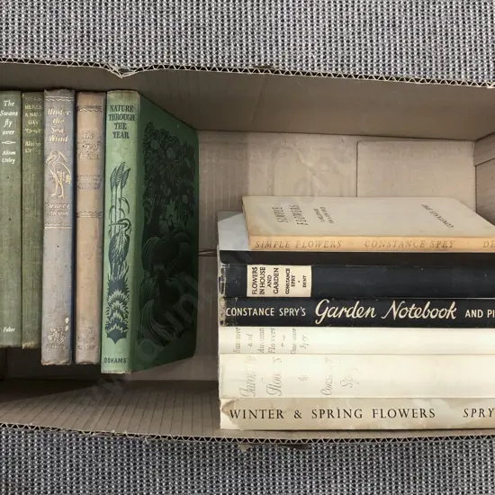 Box of Assorted Vintage Books Including Gardening Reference