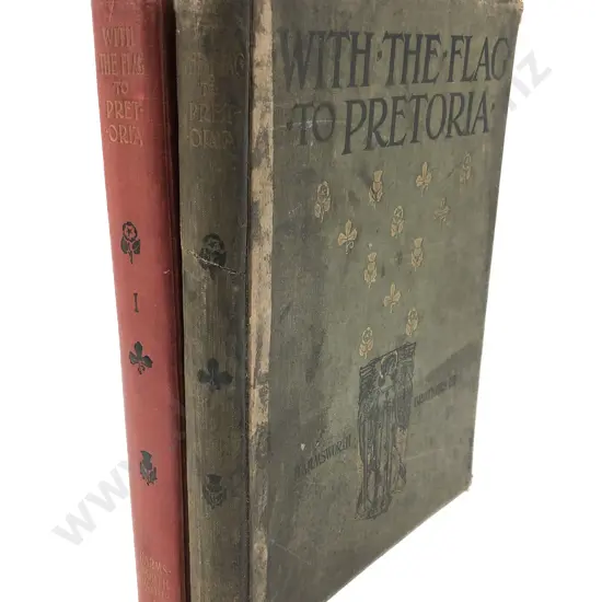 Two "With The Flag To Pretoria" Volumes