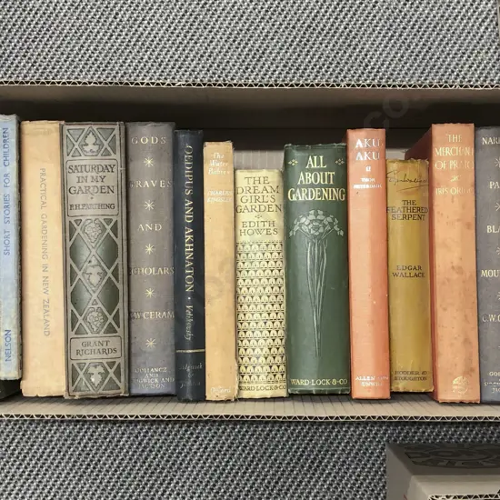 Box of Assorted Books Including Garden Reference