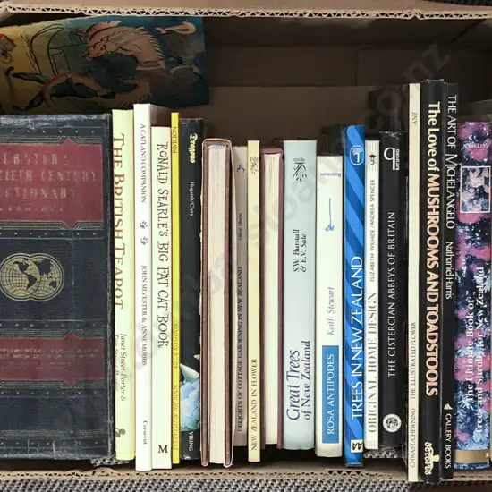 Box of Assorted Books