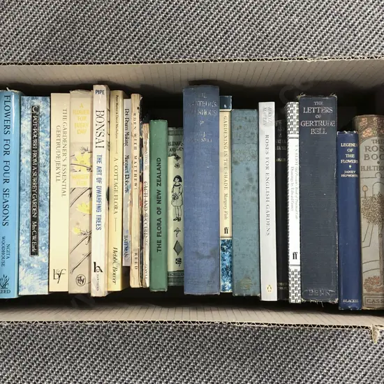 Box of Assorted Botanical Reference Books