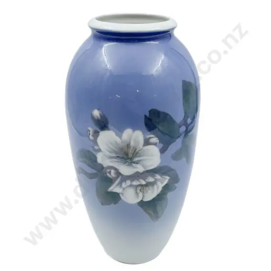 Large Royal Copenhagen Floral Decorated Vase