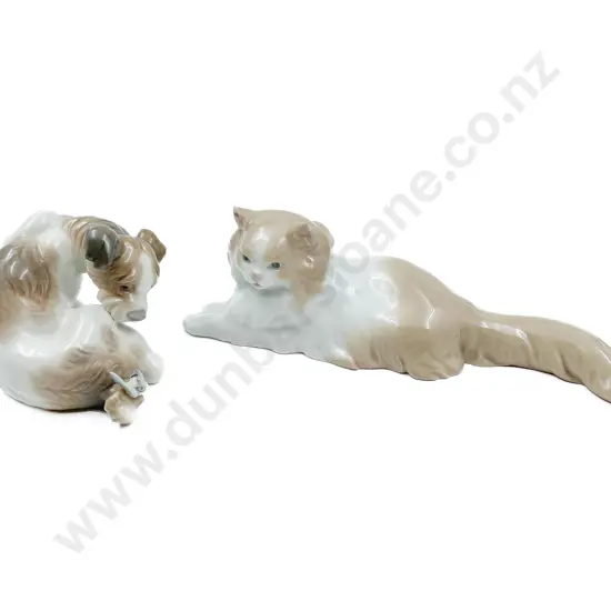 Lladro Dog together with Nao Cat