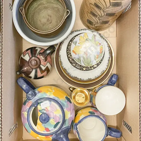 Box of Assorted China And Pottery (faults)