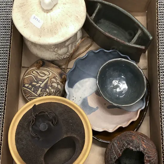 Box of Assorted Pottery