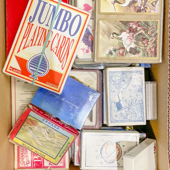 Box of Assorted Playing Cards