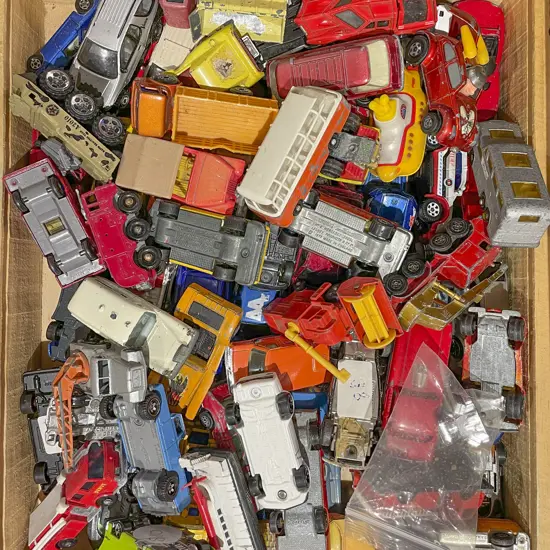 Qty of Assorted Toy Cars