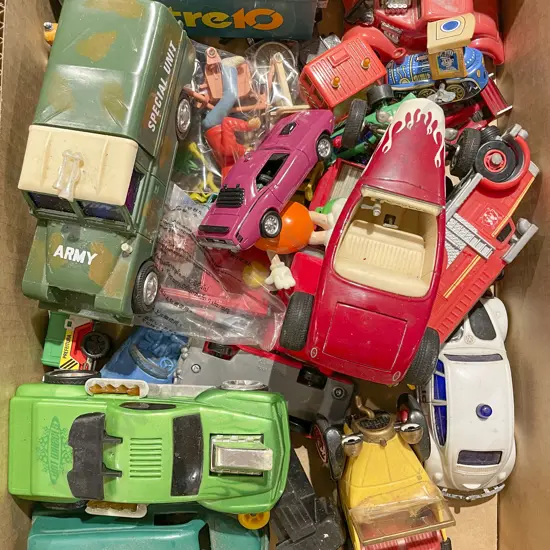 Qty of Assorted Toy Cars