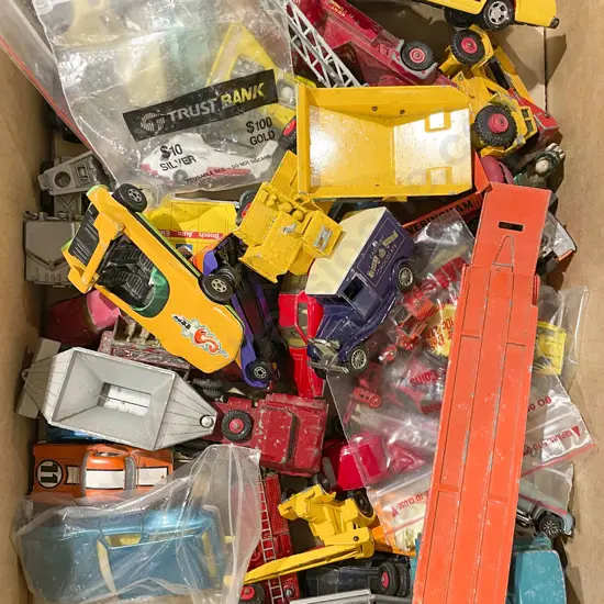 Box of Assorted Matchbox Models