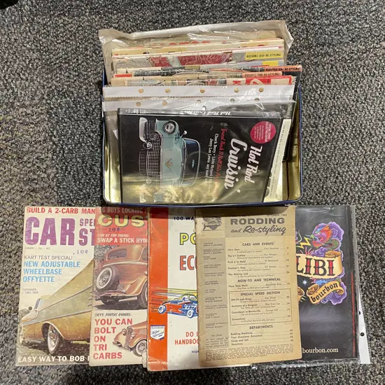Qty of Assorted Vintage Car Magazines