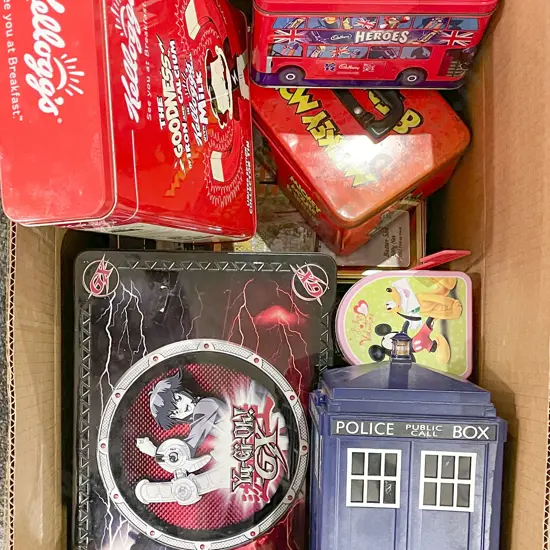 Box of Assorted Tins