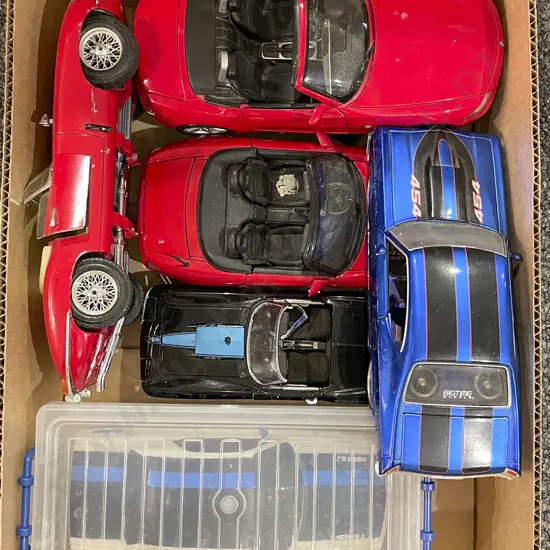 Box of Six Model Cars