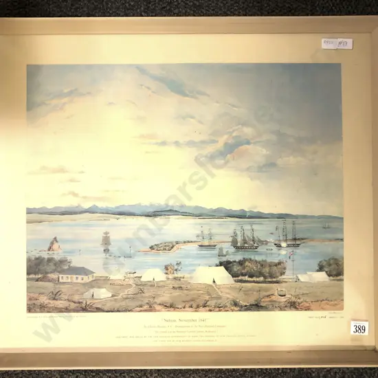 Turnbull Library Print - Charles Heaphy "Nelson November 1841"