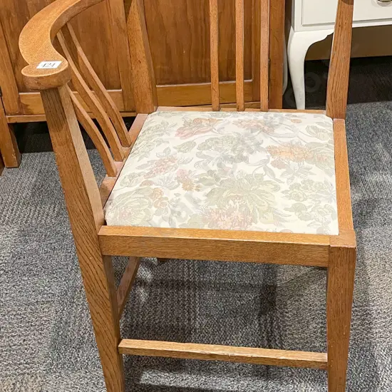 Oak Corner Chair