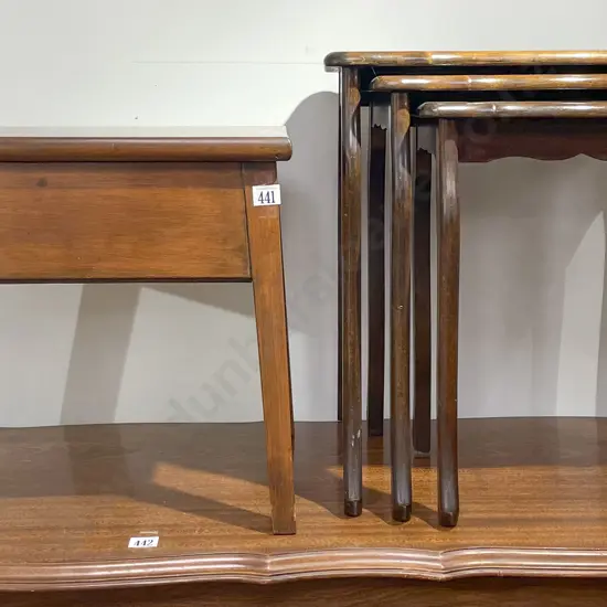 Nest of Three Tables Together with Occ. Box