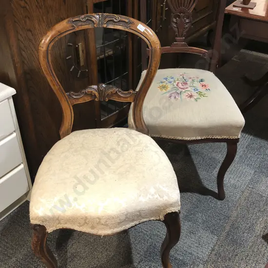 Balloon Back Chair Together With Single Dining Chair