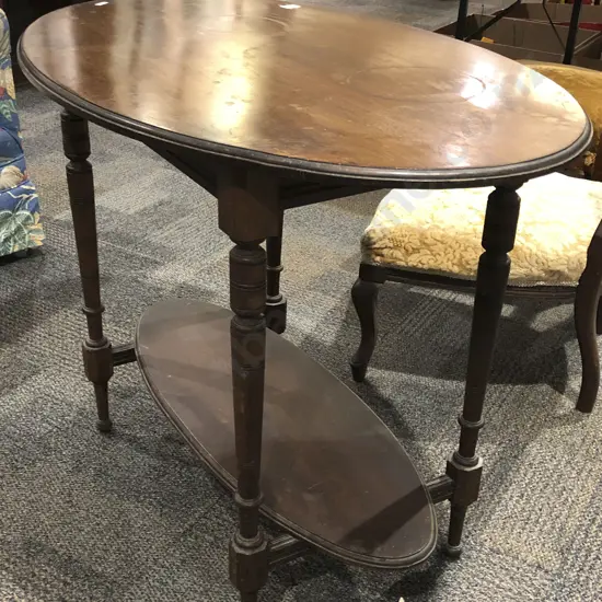 Oval Two Tier Occ Table (Borer)