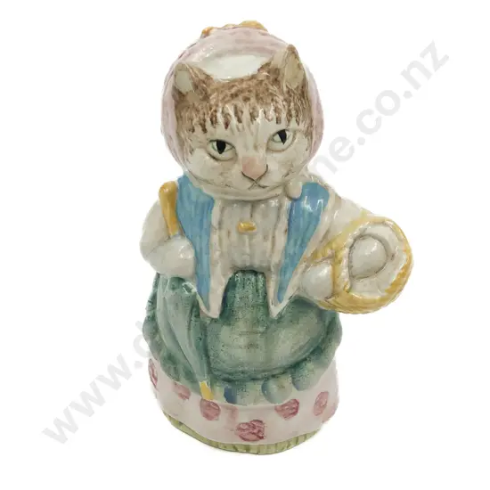 Beswick "Beatrix Potter Cousin Ribby" Figure with Gold Lettering to Base