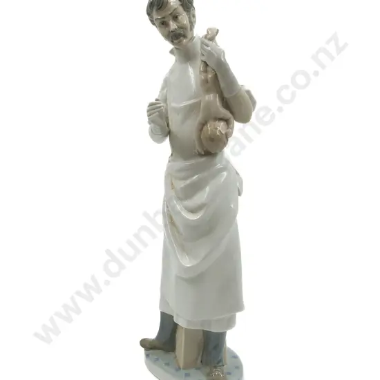Lladro Figure of Doctor with Baby