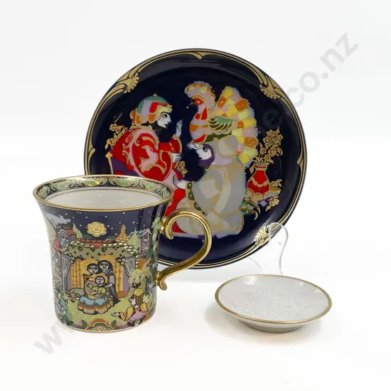 Two Pieces of Rosenthal Including Boxed Xmas Themed Mug together with Pin Dish