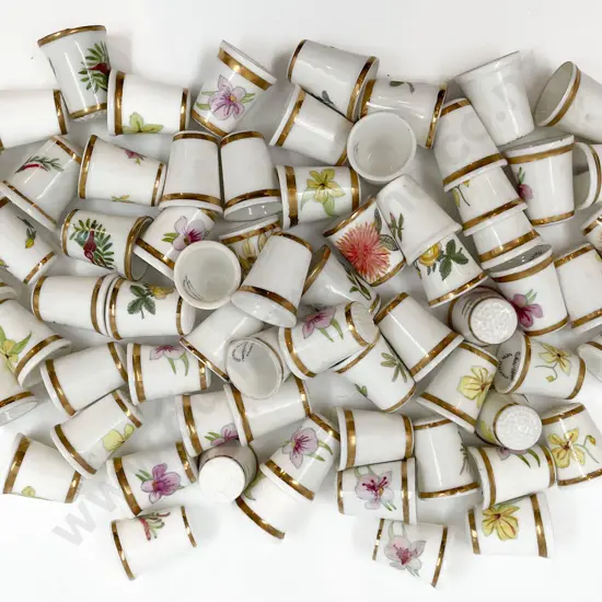 Qty of NZ Hereford Bone China Thimbles