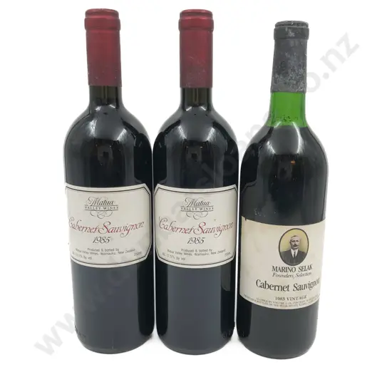 Three NZ Cabernet Sauvignon