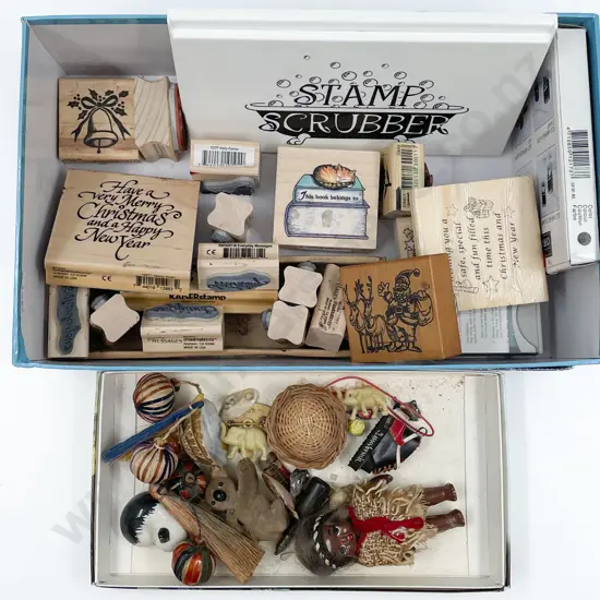 Box of Assorted Modern Stamps Etc.