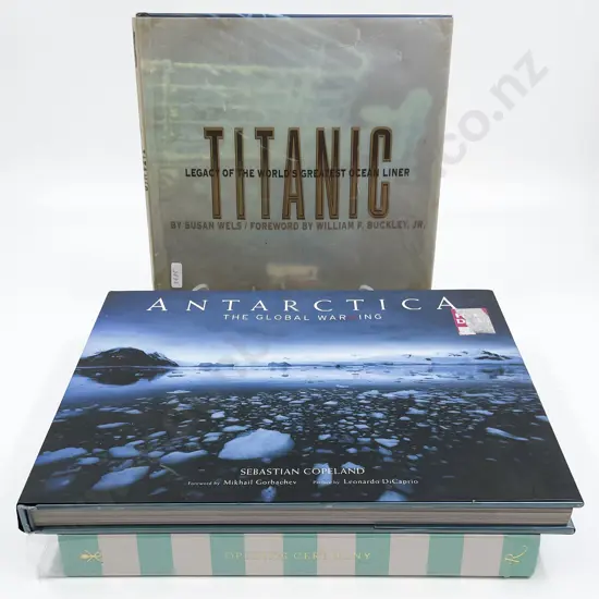Three Assorted Books Incl. Titanic: Legacy of The World's Greatest Ocean Liner