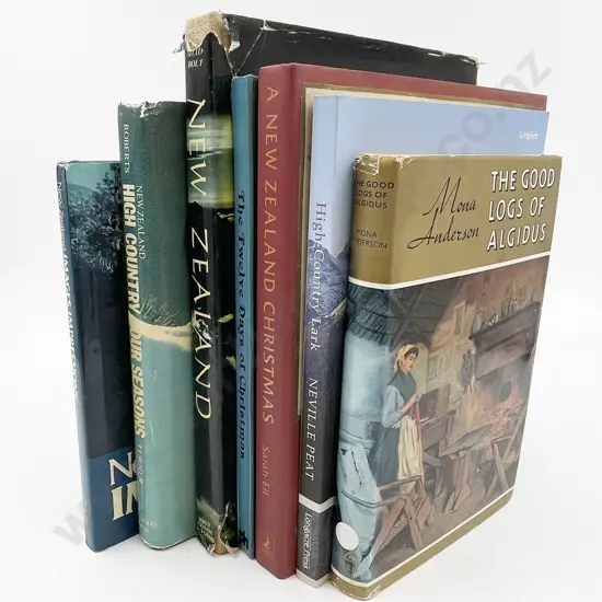Seven Assorted Mostly NZ Non-Fiction Books
