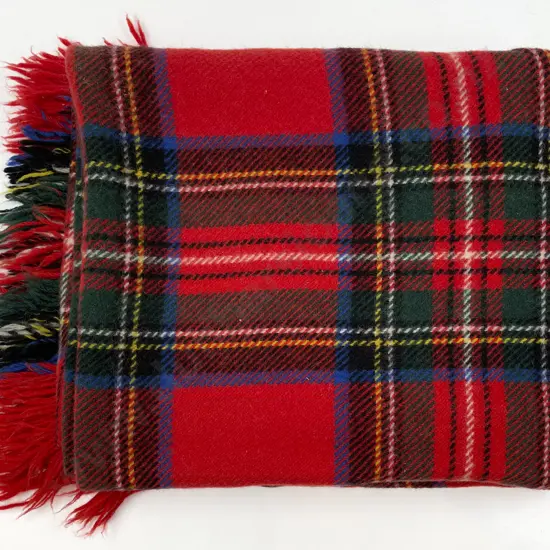Woollen Tartan Rug