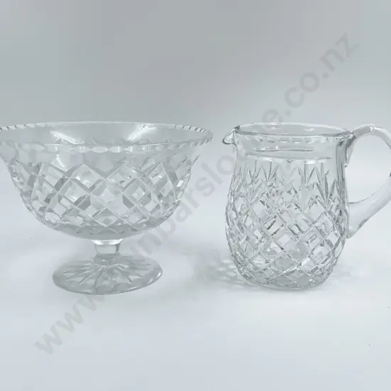 Costa Boda Crystal Bowl with Crystal Jug