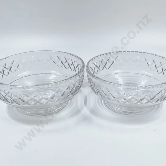 Pair of Stuart Crystal Bowls