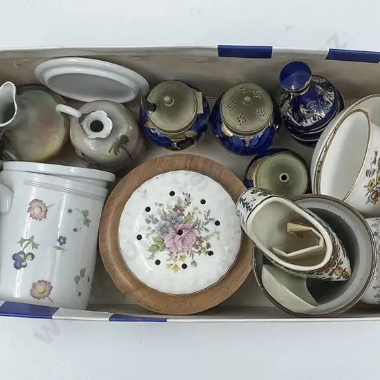 Small Qty of Assorted Fancy China Including Royal Worcester