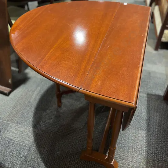 Mahogany Drop Leaf Dining Table