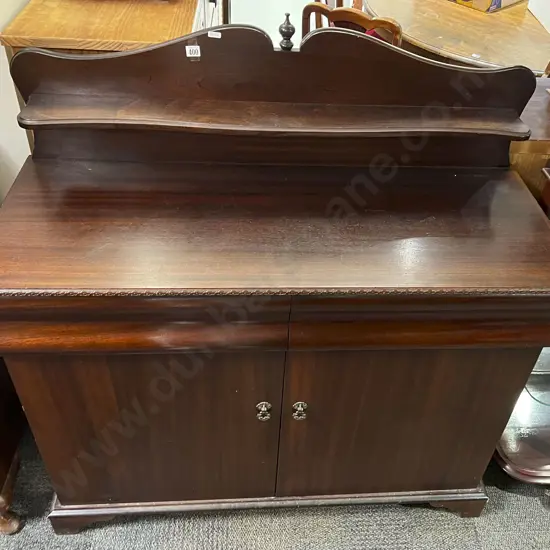 Reproduction Two Drawer Chiffonier with Gallery Back