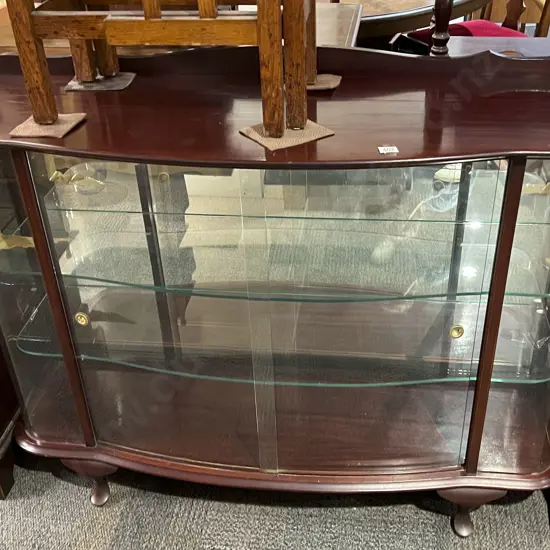 Mahogany Glazed China Cabinet