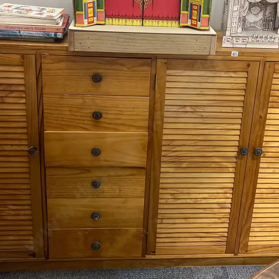 Six Drawer Three Door Bedroom Cabinet