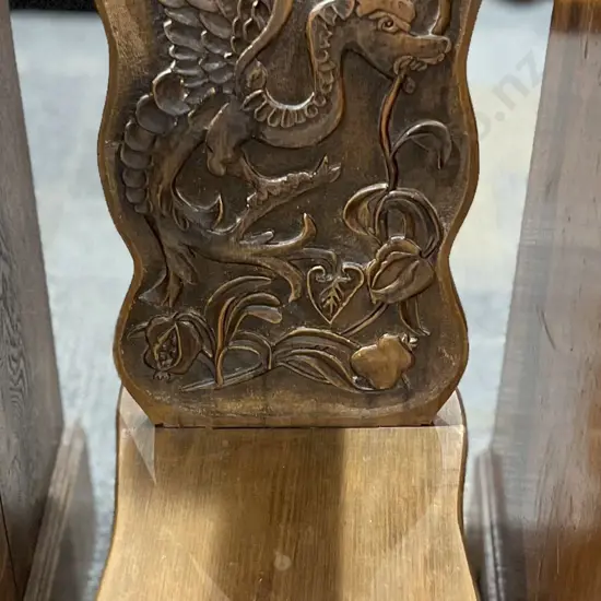 Carved Spinning Chair