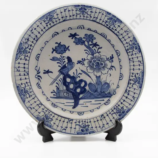 C18th Dutch Delft Circular Charger