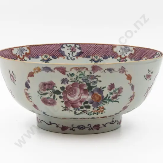 C19th Hand Painted Chinese Export Bowl