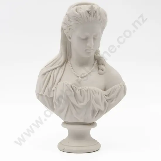 Victorian James and Thomas Bevington Parian Bust of Juliet