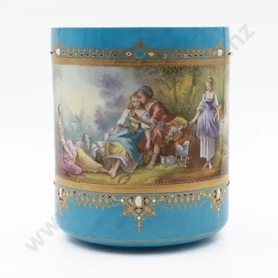 Late C19th Sevres Pattern Jardiniere
