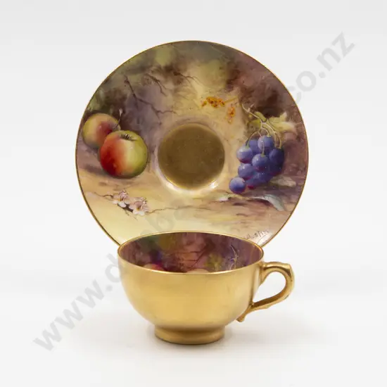 Royal Worcester Demi-tasse Coffee Cup and Saucer