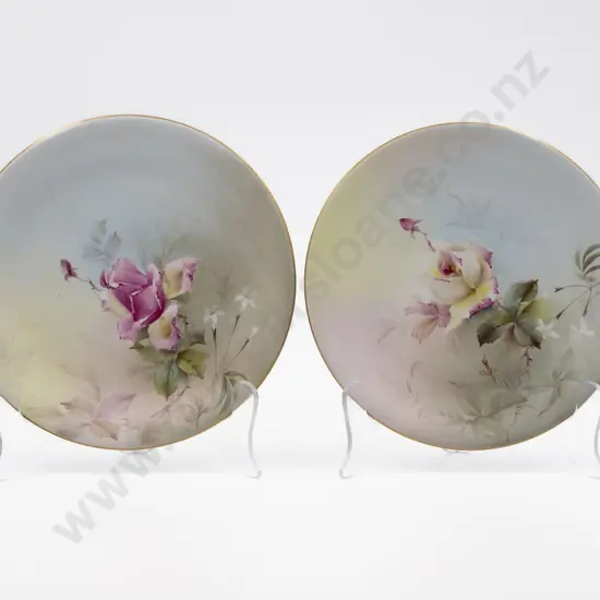 Pair Royal Worcester Plates