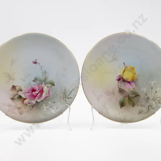 Pair Royal Worcester Plates