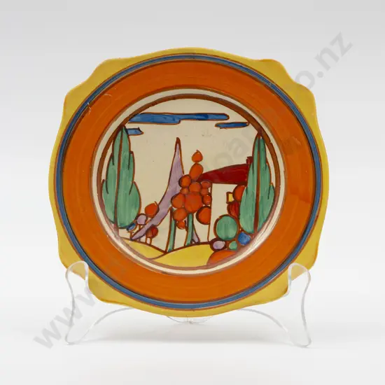 Clarice Cliff Fantasque B&B Plate