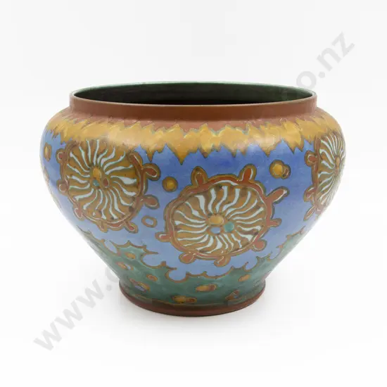 Large Gouda "Merlin" Pattern Jardiniere