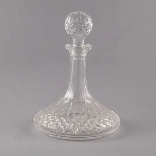 Waterford Crystal Ships Spirit Decanter in Lismore Pattern
