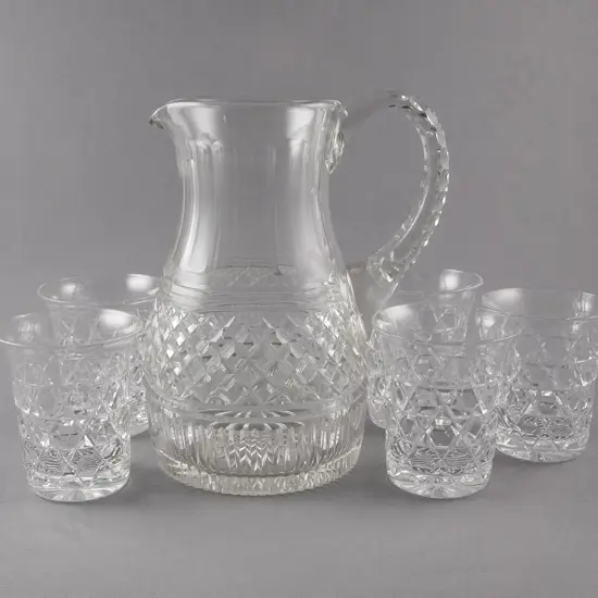 Early C20th Crystal Lemonade Jug
