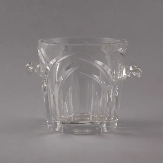Heavy Crystal Ice Bucket